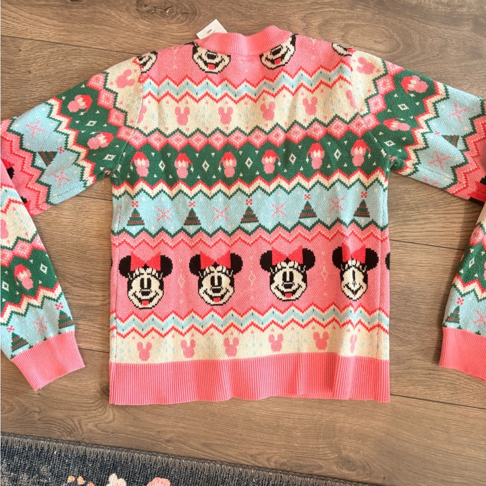 Disney Pink and Green Kids Sweater - Picture 12 of 14
